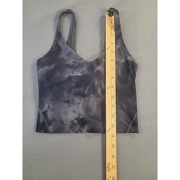 Lululemon Align Cropped Tank – Diamond Dye Asphalt Grey Size 0 - Picture 5 of 8